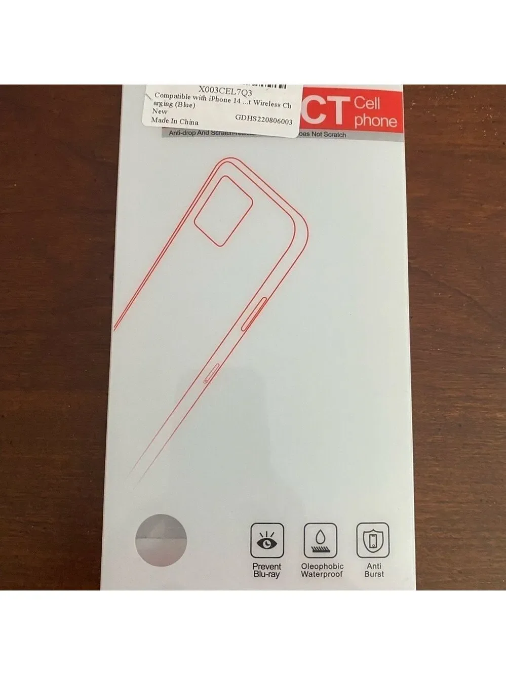 NIB iPhone 14 Plus Case + Tempered Glass | Light Blue/Premium Protection Bundle